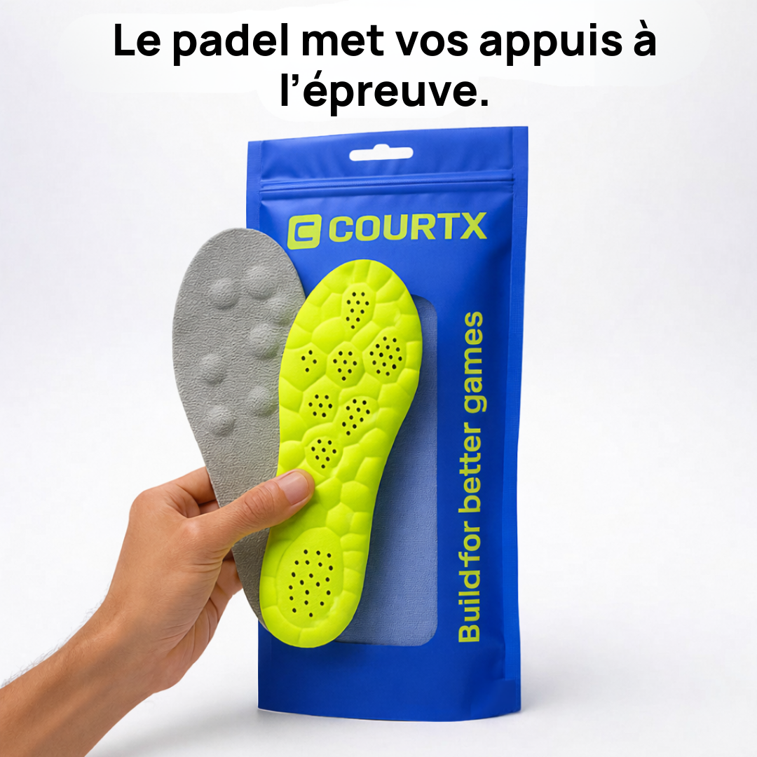 CourtX – Stabilité et amorti pour le padel
