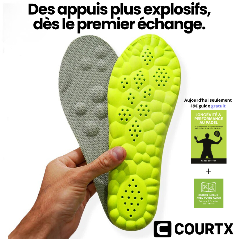 CourtX Performance Pro - Semelles Padel