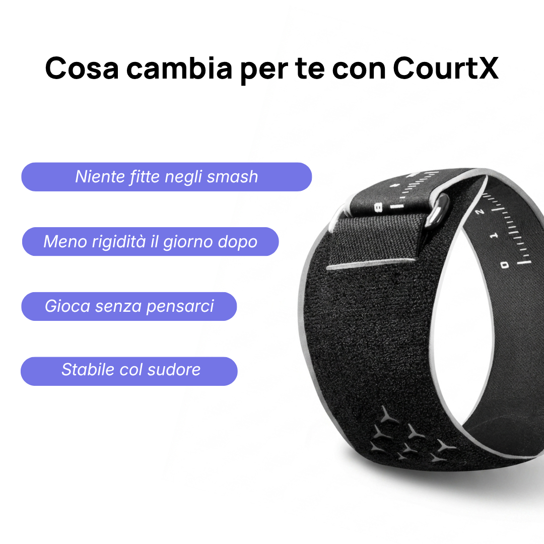 Gomitiera per Padel CourtX