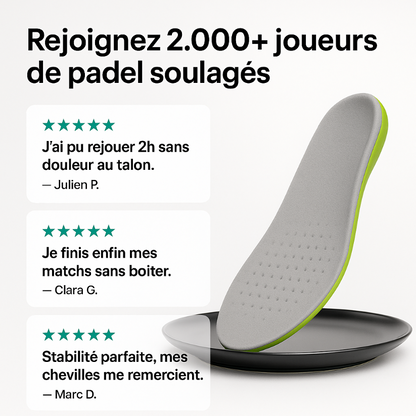 Jouez plus longtemps, sans douleur.