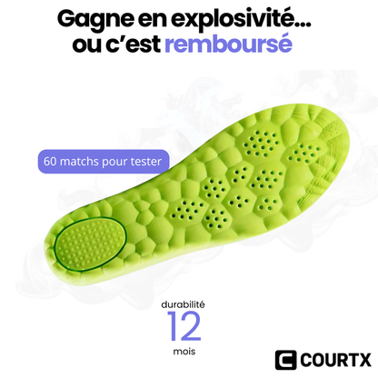 CourtX Performance Pro - Semelles Padel