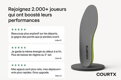 CourtX Performance Pro - Semelles Padel
