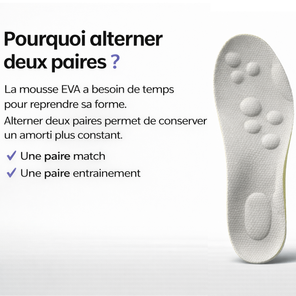 Une paire en plus pour alterner