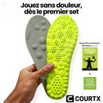 Jouez plus longtemps, sans douleur.