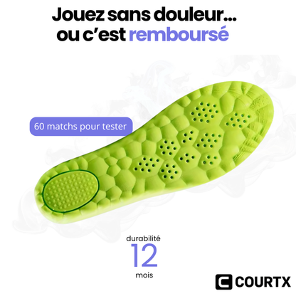 Jouez plus longtemps, sans douleur.